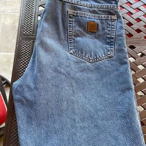 Carhartt Flannel lined jeans 40x32 relaxed fit